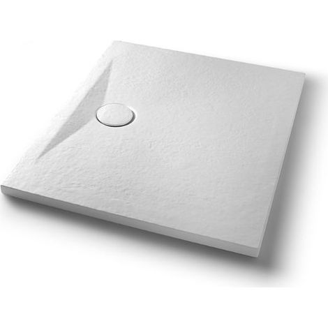 Piatto doccia 80x100 h.4 in ceramica bianco opaco Pietraceramica (1/5)