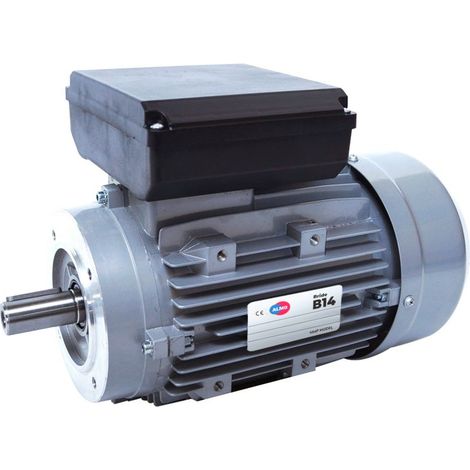 Moteur électrique 220 V Simple Condensateur Mmp90l2b14 3 Cv Moteur Monophasé 2,2 Kw 3000 Tr/min Bride B14