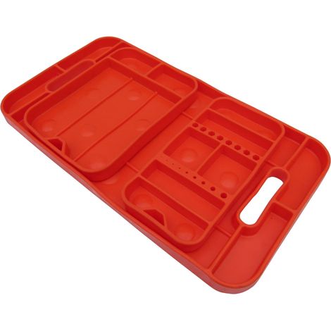 Flexible Non-Slip Tool Trays x 3 (Garage Toolbox Mechanic Workshop) (1/5)