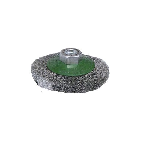 SIT C090I SPAZZOLA SPAZZOLE CONICHE IN FILO ONDULATO INOX PER SMERIGLIATRICE