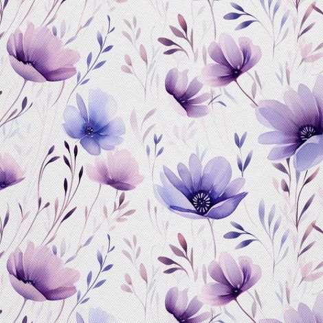 Tissu décoratif d'extérieur Oxford - Fleurs - DX2900 (1/5)