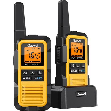 Talkie Walkie PMR 446 Professionnel - Étanche IP67,16 Canaux (1/5)