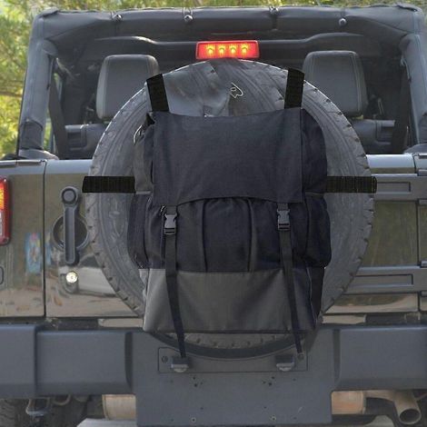 Sac porte-outils pour pneu de 40 pouces, sac de rangement pour hayon de camion, sac poubelle (1/4)