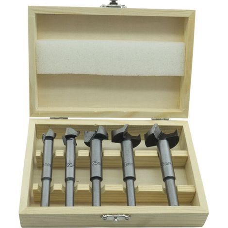 Fraise - Pantographe Vertical - Diamètre Tige 8 mm - Profondeur Intaglio 15 20 25 30 35 mm - Pour Travail Bois - Lot de 5