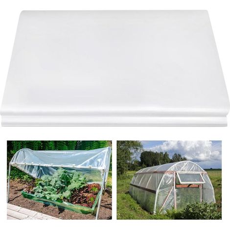Bache pour Serre 2 x 3 m synthétique et Imperméable Bache Transparente extérieur de Protection (1/3)