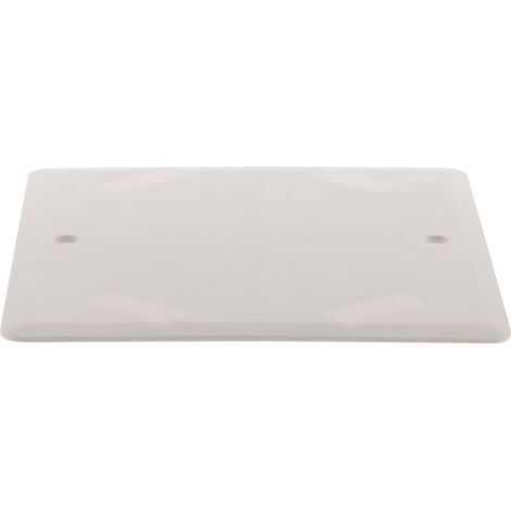 Zenitech – Couvercle carré 100x100mm avec vis – Pour boîtes d'encastrement – Finition propre et professionnelle – Résistant aux environnements domestiques