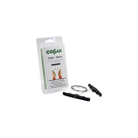 COLLAK 78101BL Sega a cavo in acciaio per tagliare tubi in plastica 90cm