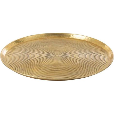 Plateau de Présentation "Anneaux" 75cm Or (1/2)