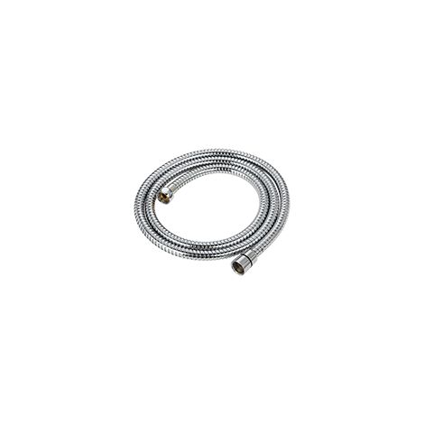 Flexible de douche inox NÉO 1,80 m – Anti-torsion – Connexion universelle F 1/2 – Certification ACS – Chromé Ø 14 mm (1/3)