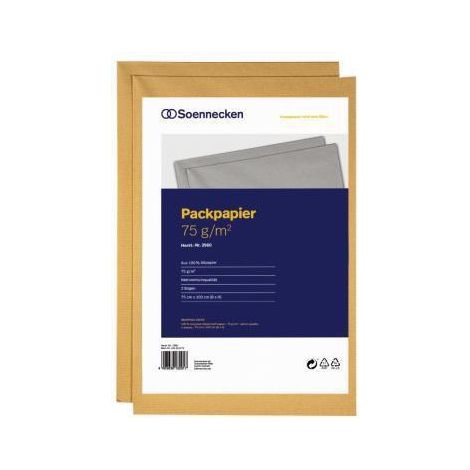 Soennecken Packpapier 3560 75x100cm 75g Recyclingpapier 2 Bg./Pack. (1/2)