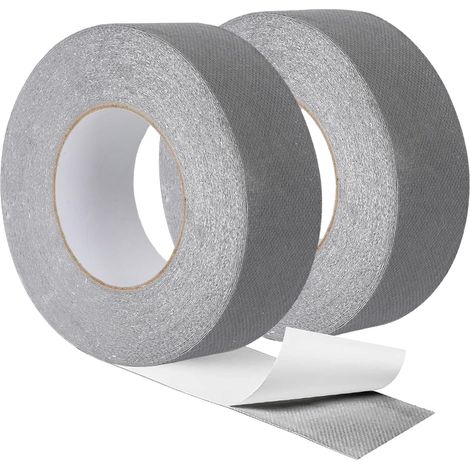 Lot de 2 rouleaux de ruban adhésif autocollant pour plaques alvéolaires - 5 cm x 25 m - Protection contre l'humidité et la poussière - Pour plaques de serre, plaques à double alvéolaire, plaques en (1/5)