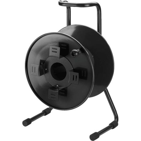 Monacor MCR-6 Bobina avvolgicavo Nero