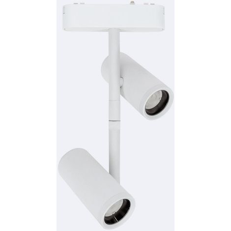 Faretto LED Binario Magnetico 25mm SuperSlim 16W Madat 48V Bianco  2700K Bianco Caldo