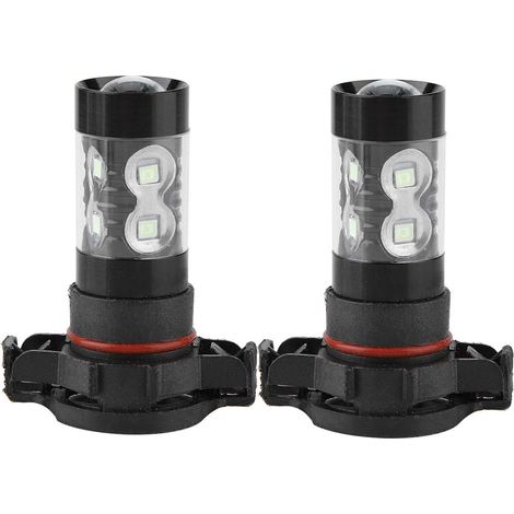 2 Stück H16 5202 LED-Scheinwerfer, 8000K Eisblau 100W Scheinwerferlampen Auto Nebelscheinwerfer-Set Lampe.