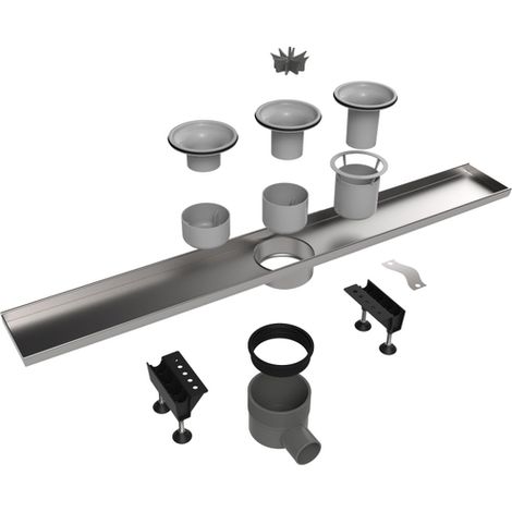 Easy Drain Multi partie encastrée seule 9.8x70cm 30/35/50mm