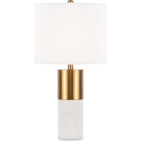 Lampada da tavolo Maytoni Bianco ottone E27 bianca (1/3)