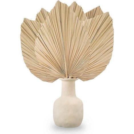 30 Pièces Feuilles de Palmier Séchées Éventails de Palmiers Séchés Naturels, Lance de Palmier pour Décor de Mariage Boho, Décoration de