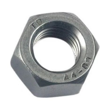 Dado esagonale in acciaio inox A4 diametro 10 mm, 6 pezzi.