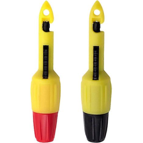 Lot de 2 sondes de test professionnelles pour circuits, sondes de test pour multimètre, sonde de perçage de fils-9.80X2.50X2.50CM (1/5)