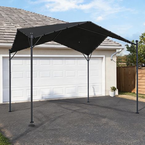 Tonnelle de jardin gris oscuro 300 x 300 x 280 cm (1/5)