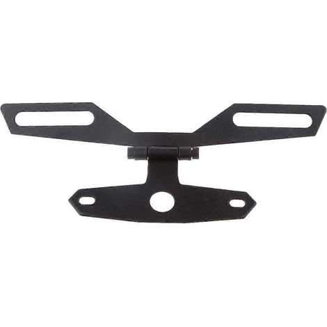 Support de plaque d'immatriculation moto, support de feu stop arrière, support de fixation (1/5)