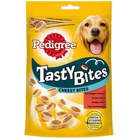 pedigree - snack per cani tasty manzo e formaggio 140 gr
