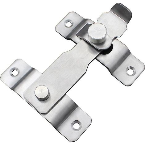 Loquet de porte épais, charnière coulissante robuste en acier inoxydable, verrou de porte et de fenêtre (1 pièce) (1/4)