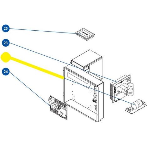 Platine de filtration pour pompe à chaleur air - eau