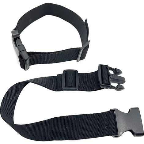 25 mm, 200 cm, Schwarz, 4 Stück, Schnellschnallengurt, Zurrgurt, Kunststoff-Ratschengurt, Spanngurt zur Gepäcksicherung
