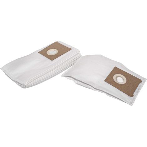 vhbw 10x bolsa compatible con Bosch Ventaro PSM 1400  PSM1400 aspiradora - 29 cm x 15 cm blanco