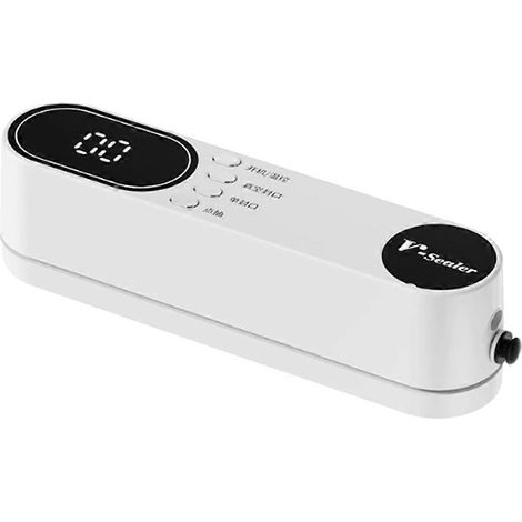 Charge mini automatique machine sous vide portable emballage alimentaire scelleuse plastique pour maison et dortoir W (1/5)
