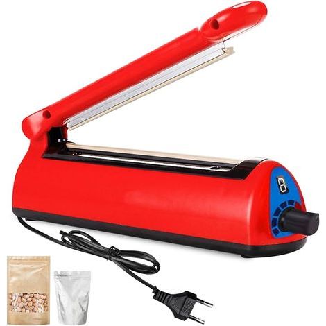 Scelleuse Thermique 300 mm, Thermoscelleuse Machine, Impulse Heat Sealer, Machine à Sceller à Chaud, Soudeuse Thermique, Thermoscelleuse, pour Sacs en Plastique, PE, PP, Mylar (1/5)