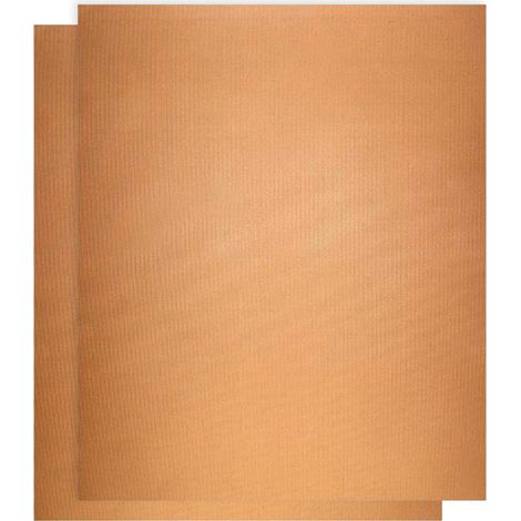 Tapis de barbecue Teflon anti-adhésif, lot de 2 pièces en cuivre (1/5)