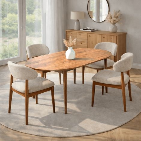 Esstisch Kiefer Melamin ausziehbar 100-130 cm - Wien