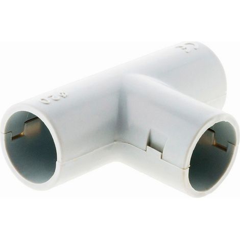 Tè per tubi Ø20mm grigio lotto di 2
