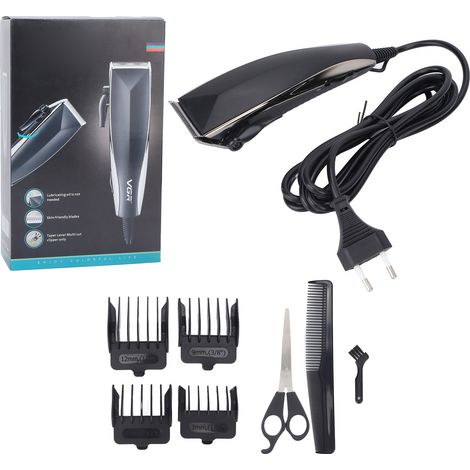 Tondeuse à Cheveux Électrique Professionnelle avec Lame Fine et Guide de Coupe, Prise EU 220‑240V (1/5)