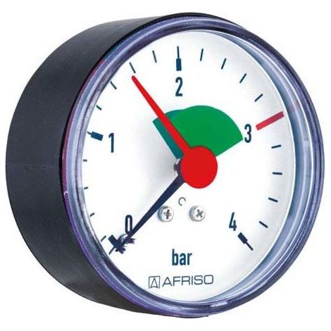 Afriso Manometer 1930 bar de, horizontal 63915 logements diamètre de 63mm, 1/4 "