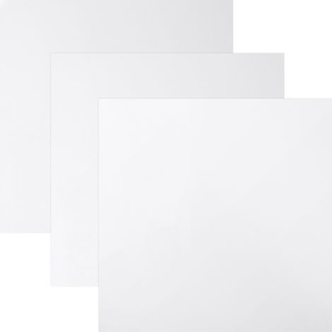 Lot de 3 Miroirs carrés adhésifs 30x30x0.2cm MSV (1/4)