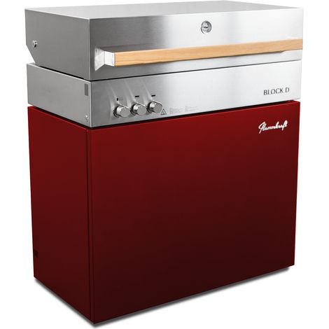 Flammkraft Block D Gasgrill Gen. 5 Rubin 16 kW 75 bis 900°C BBQ Grill Gas (1/5)