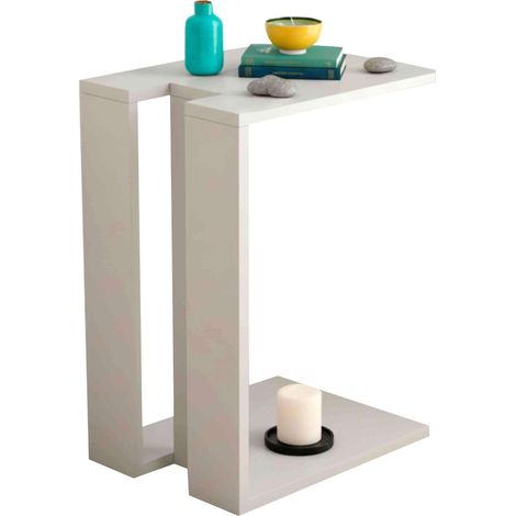 Mesa Auxiliar Tesauro Blanco 30x57x40cm Comedor (1/5)
