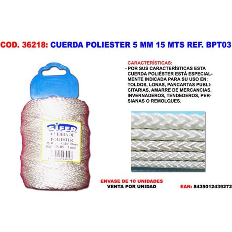 Corda in poliestere 5 mm 15 m BPT03