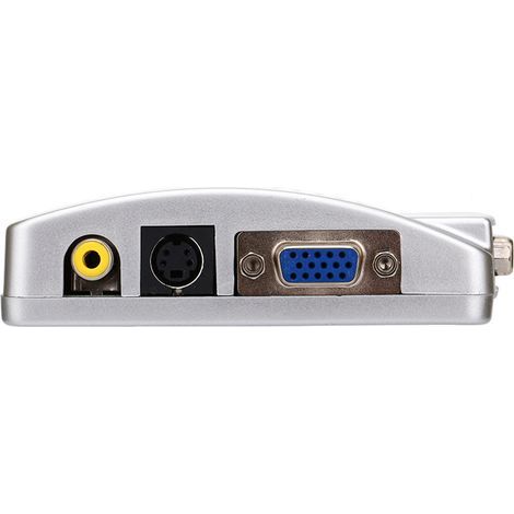 Adaptateur VGA vers RCA pour PC Portable - Convertisseur Vidéo Universel pour Télévision (1/5)