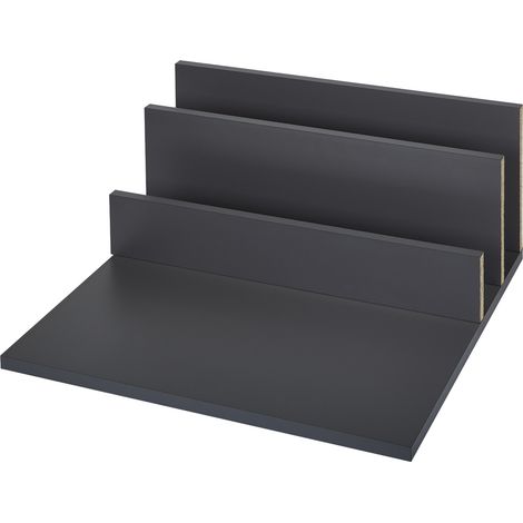 Spanplattenset Boden und Rückwand anthrazit passgenau für Schubladensystem JUNKER SLIM mit einer Tiefe von 500 mm und Korpusbreite 300 mm (bei 16 mm Korpus-Seitenstärke) (1/4)