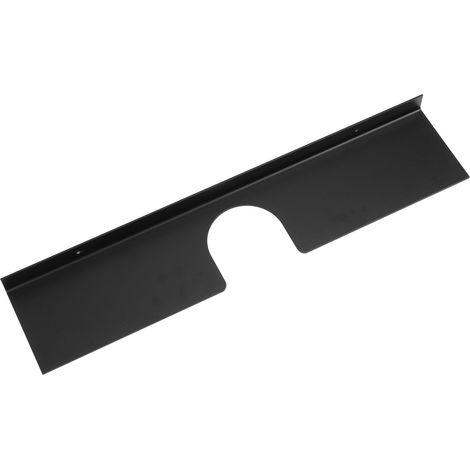 Étagère flottante en aluminium antirouille et anticorrosion, sans perçage, grande capacité de charge, pour salle de bain (1/5)