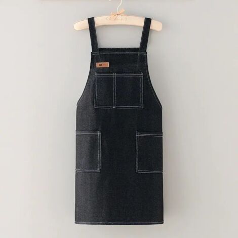 Tablier , Tablier de Travail en de avec 3 Poches, résistant à la chaleur et ignifuge, Bretelles Réglables de M à XXXL pour Hommes et Femmes (1/4)