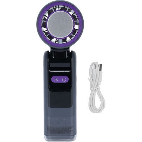 Rechargeable Portable Fan with LED Display, Brushless Turbine, 100 Adjustable Speed Levels, 4000 mAh (1/5)