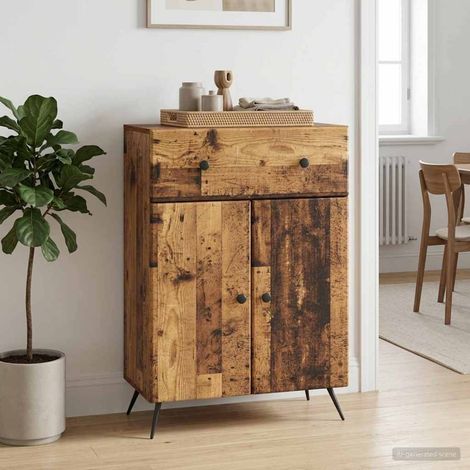 vidaXL Credenza Legno antico 66 x 34,5 x 90 cm Legno ingegnerizzato (1/5)