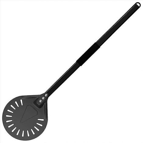 Outil à pizza rond en métal, en aluminium, réglable, avec poignée amovible. (1/5)