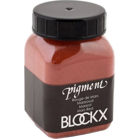 Pigment en poudre - Blockx - Rouge de Mars 41 - Pot 100 g - Mono-pigmenté - Haute résistance à la lumière (1/2)