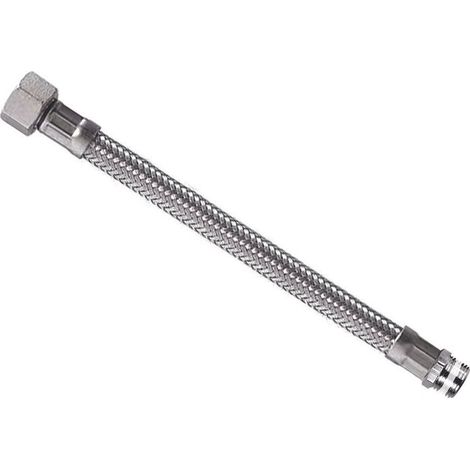 Flessibile inox parigi m3/8 - f1/2 flexcore - m 3/8 f 1/2 cm.35